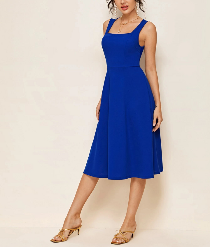 Rochie midi SHEIN, albastru