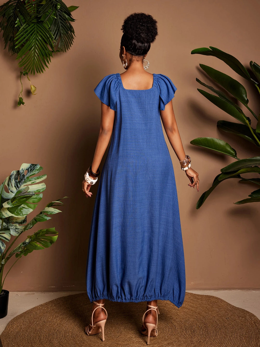 Rochie maxi SHEIN, albastru