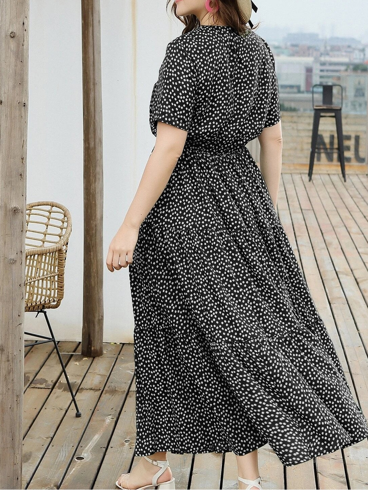 Rochie midi SHEIN, mix culori