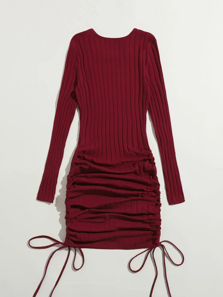 Rochie midi SHEIN, vișiniu
