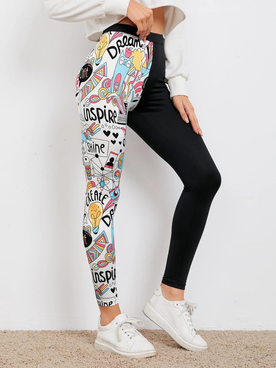 Shein leggings, vegyes színek