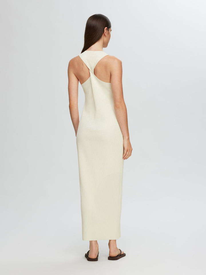 SELECTED maxi ruha, krém