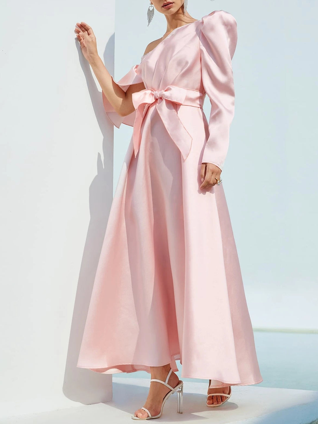 Rochie maxi SHEIN, roz