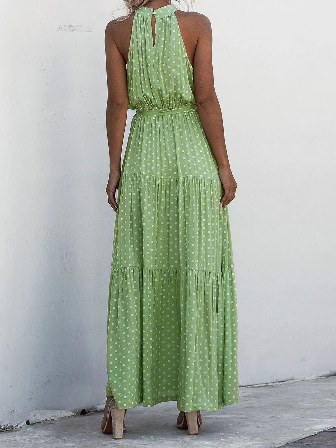 Rochie maxi SHEIN, verde