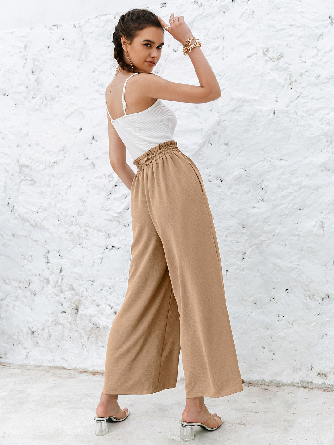 Pantaloni SHEIN, kaki
