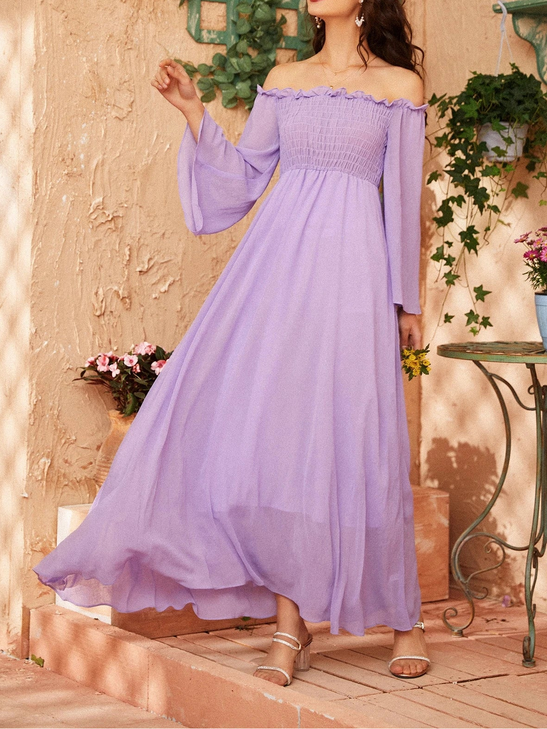 Rochie maxi SHEIN, mov