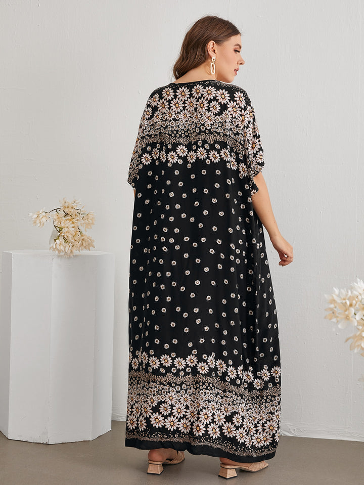 Rochie maxi SHEIN, mix culori