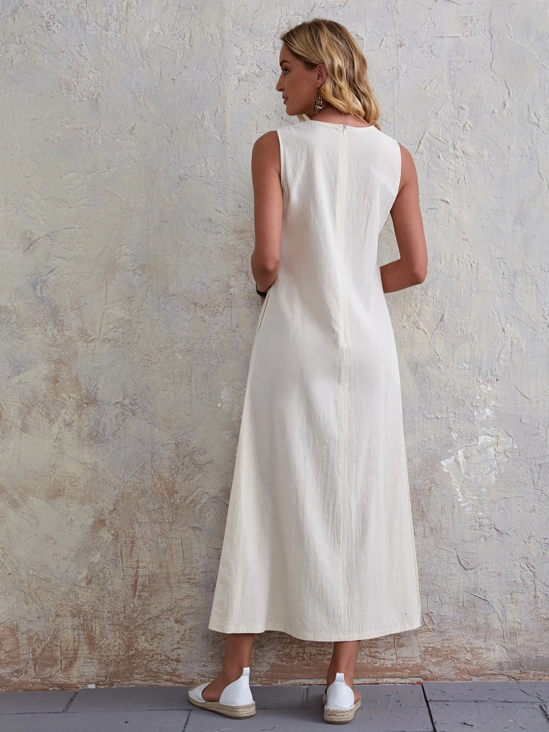 Rochie midi SHEIN, bej