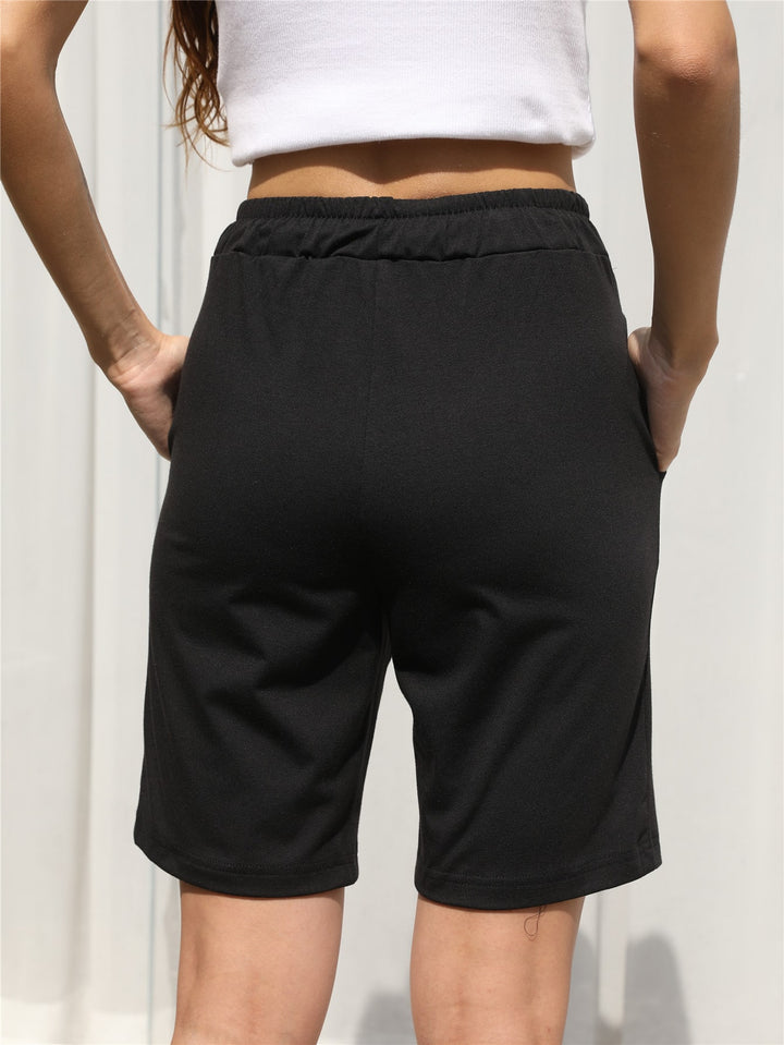 Pantaloni scurți SHEIN, negru