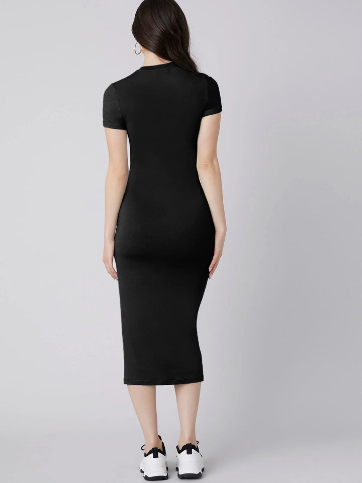 Rochie midi SHEIN, negru