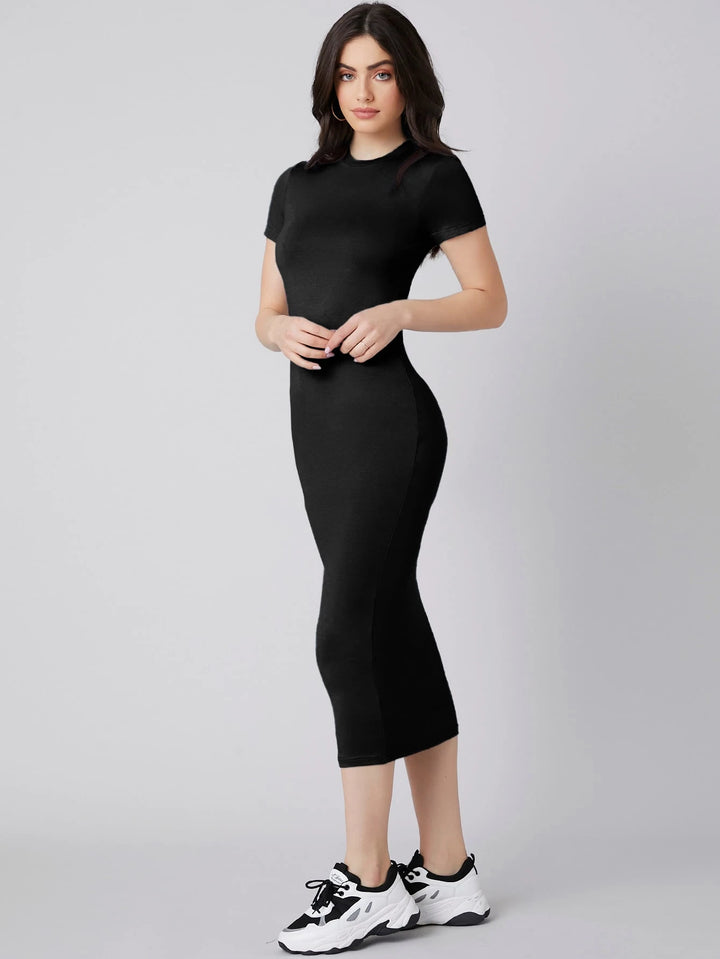 Rochie midi SHEIN, negru
