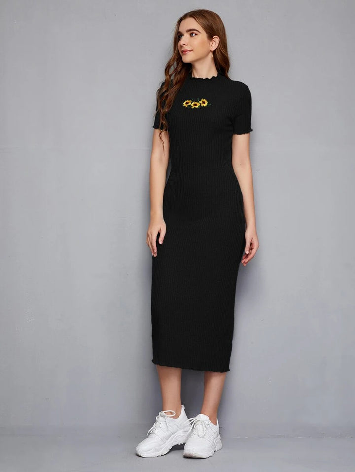 Rochie midi SHEIN, negru