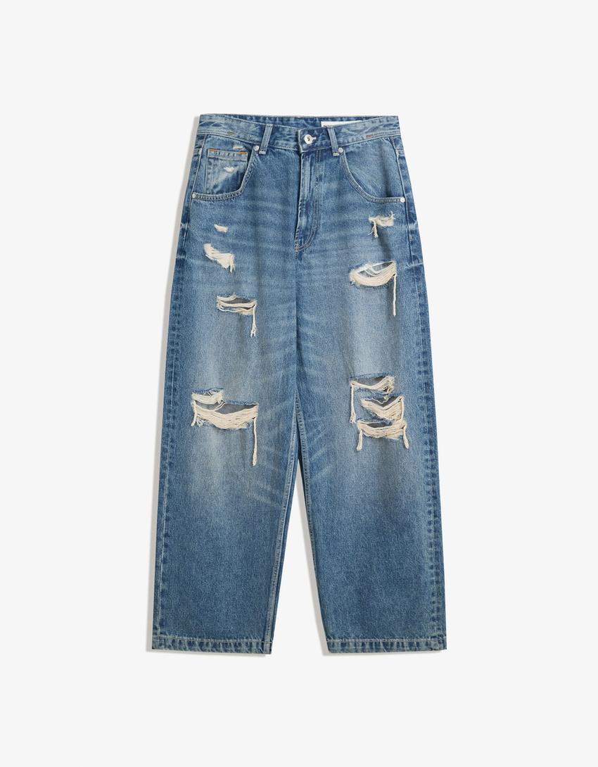 Farmer BERSHKA, kék
