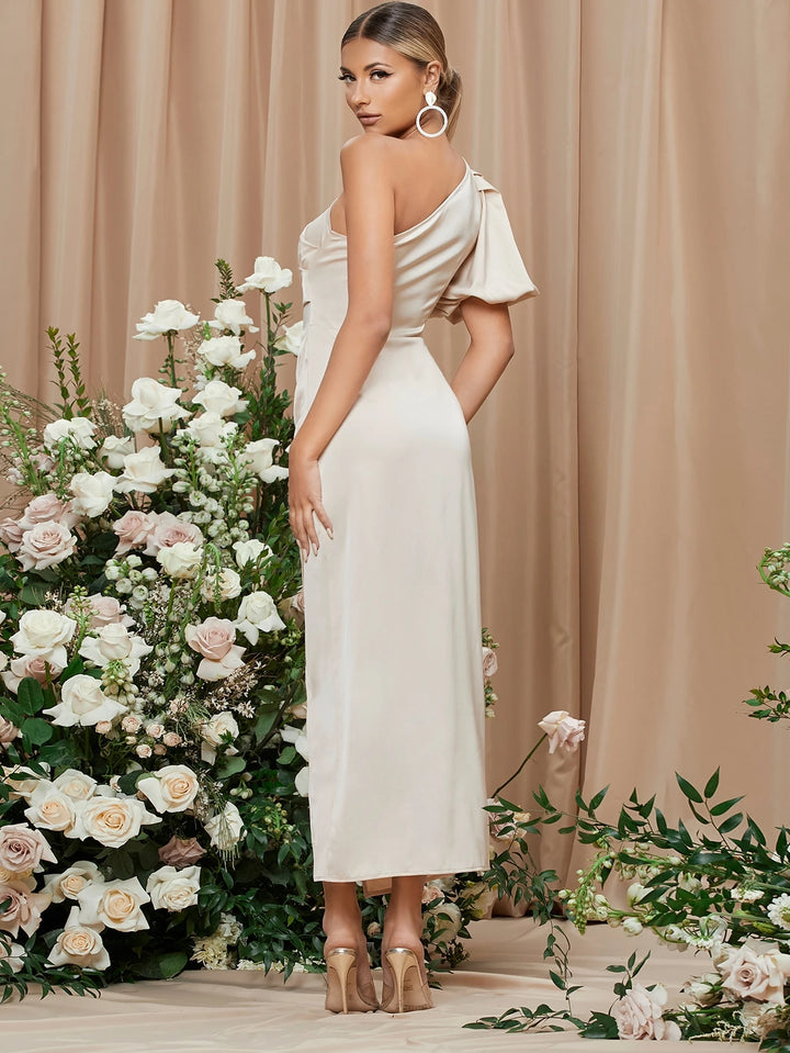 Rochie midi SHEIN, bej