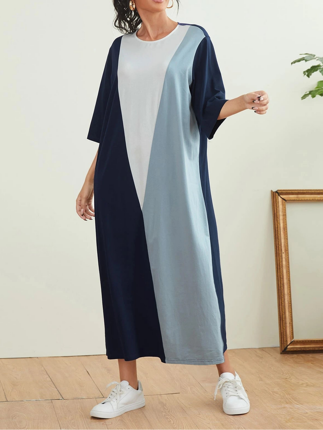 Rochie midi SHEIN, albastru