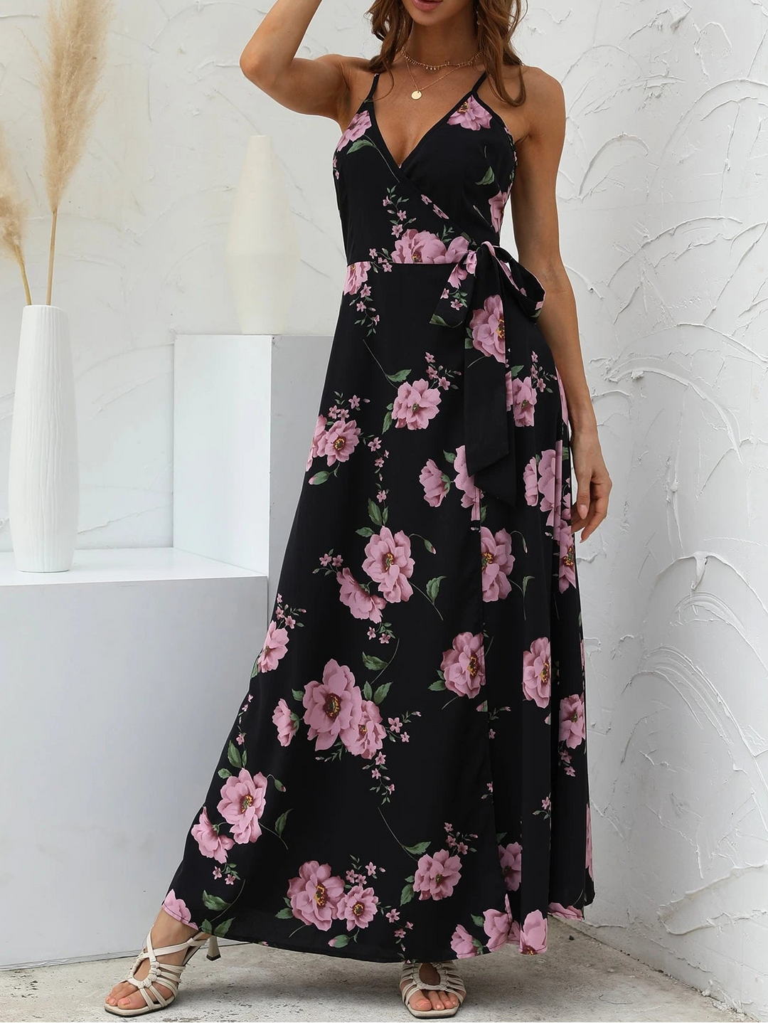 Rochie maxi SHEIN, negru