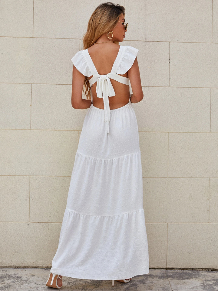 Rochie maxi SHEIN, alb