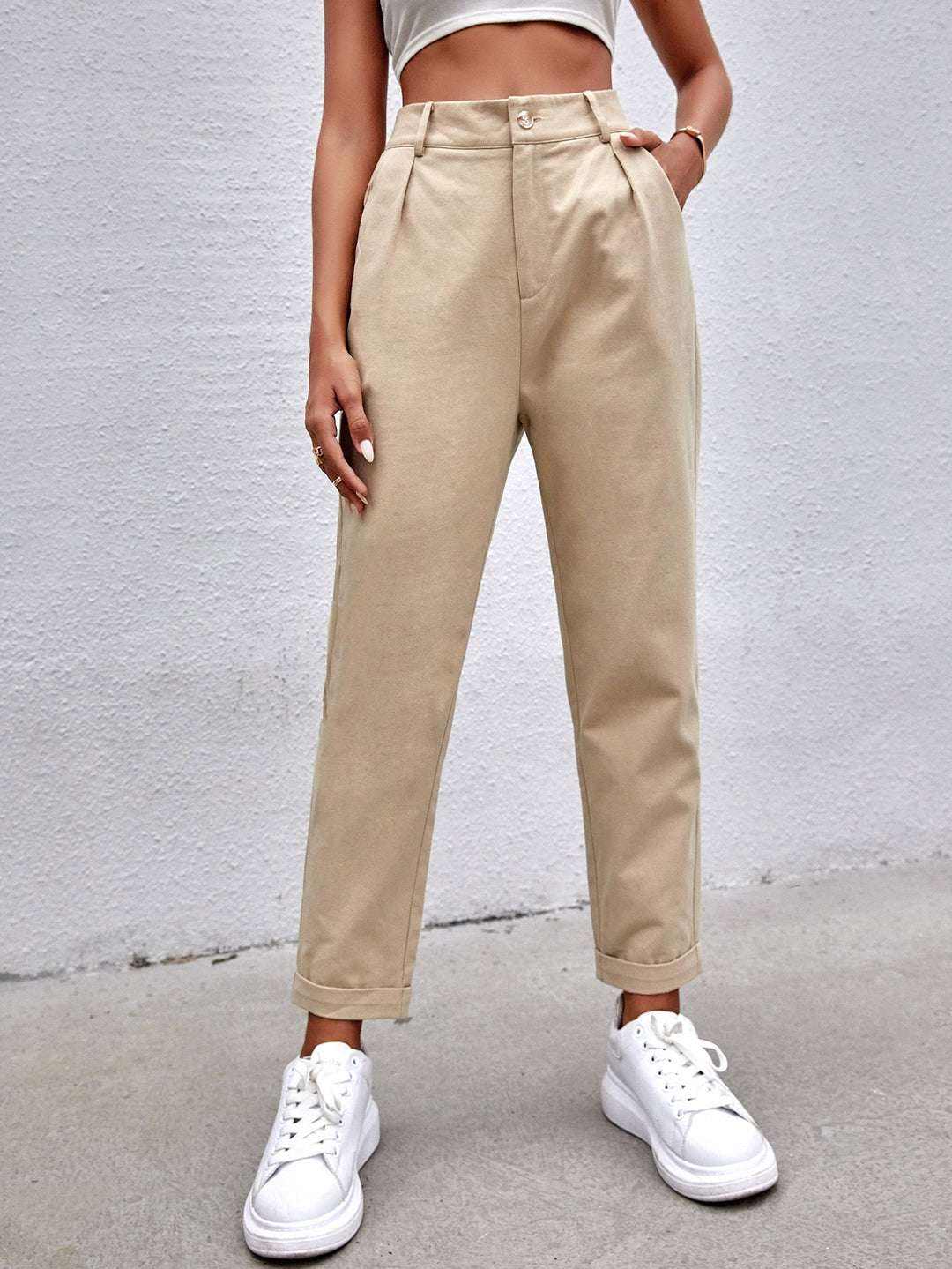Pantaloni SHEIN, kaki