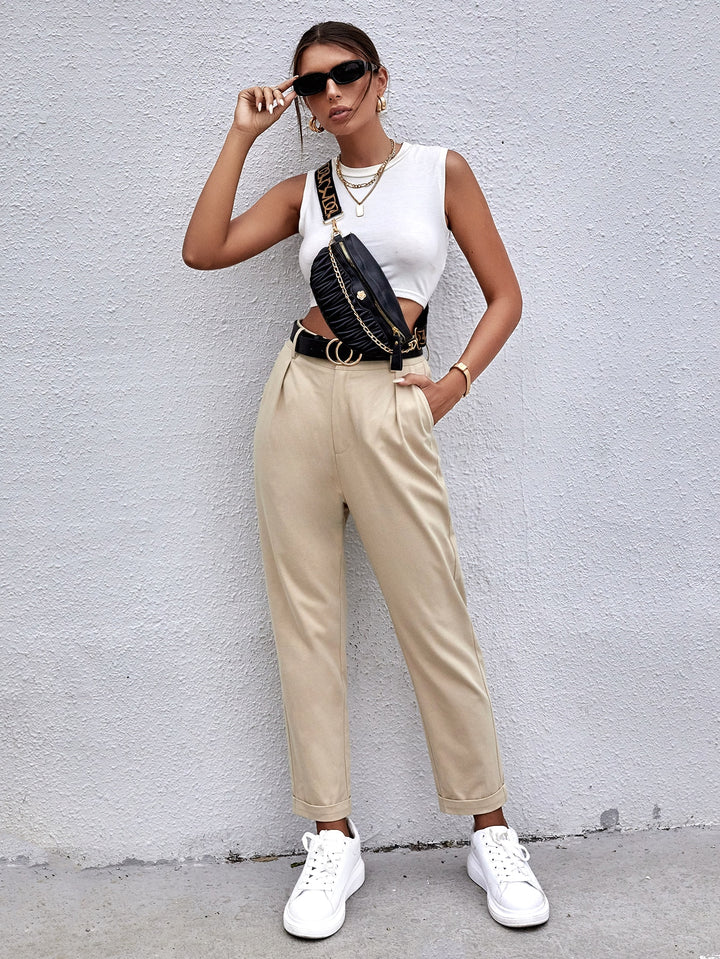 Pantaloni SHEIN, kaki