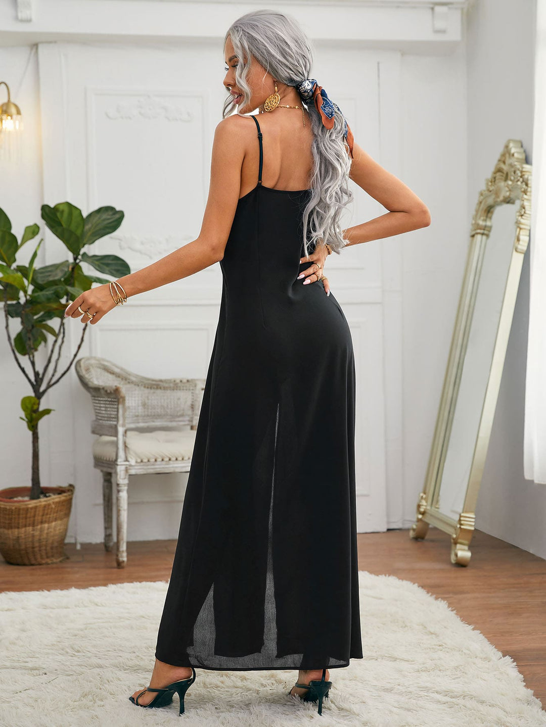Rochie maxi SHEIN, negru