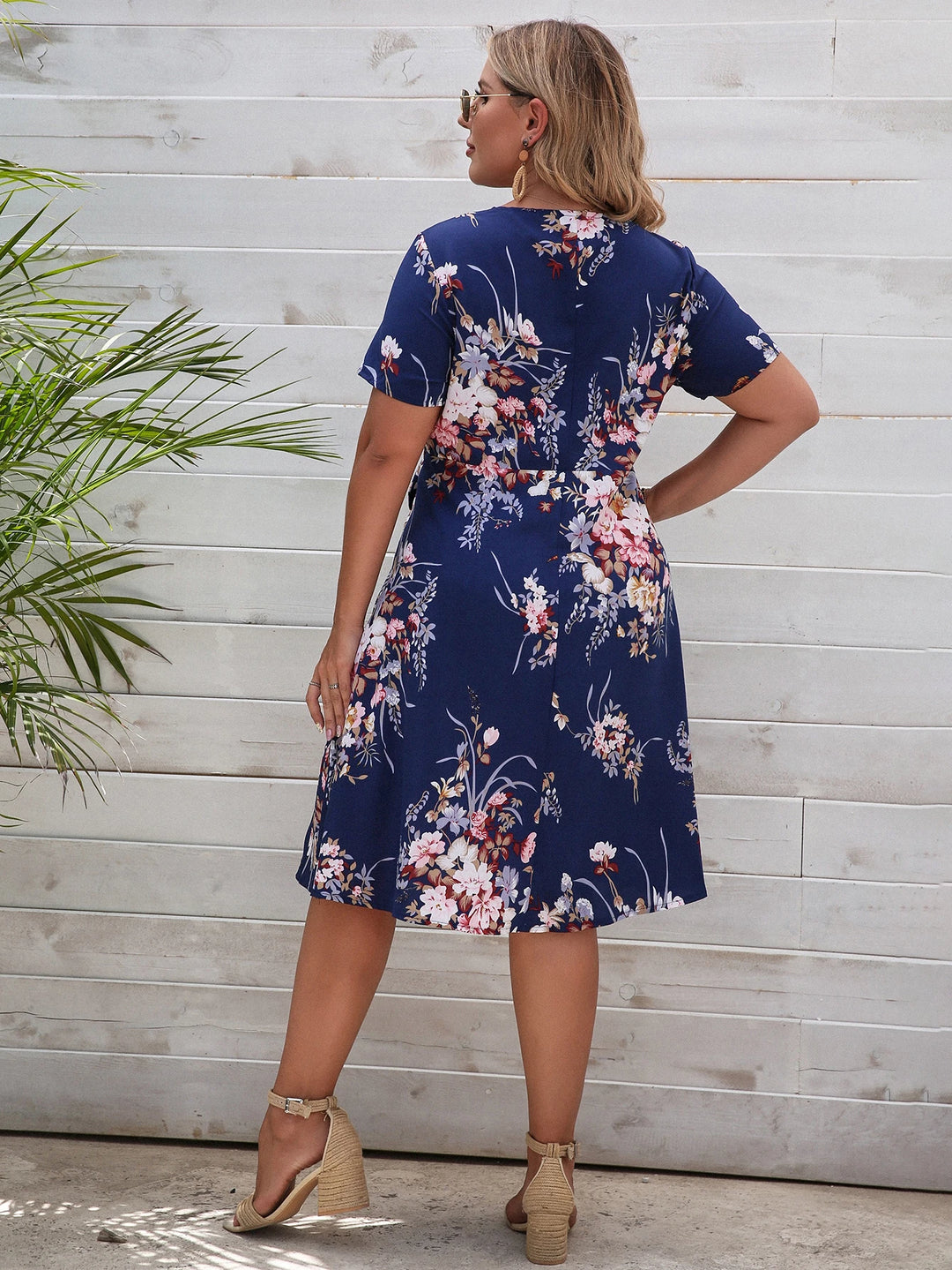 SHEIN mini ruha, kék