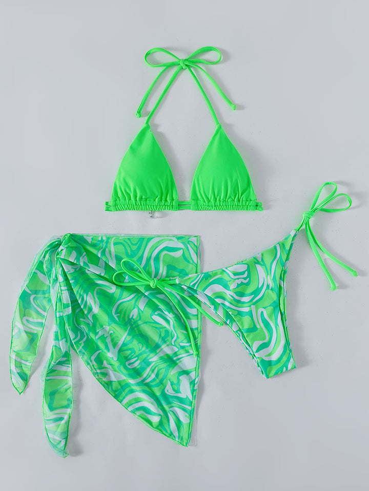 Set bikini SHEIN, verde