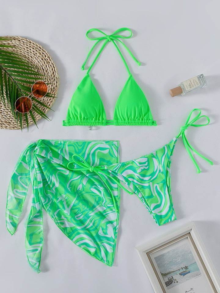 Set bikini SHEIN, verde