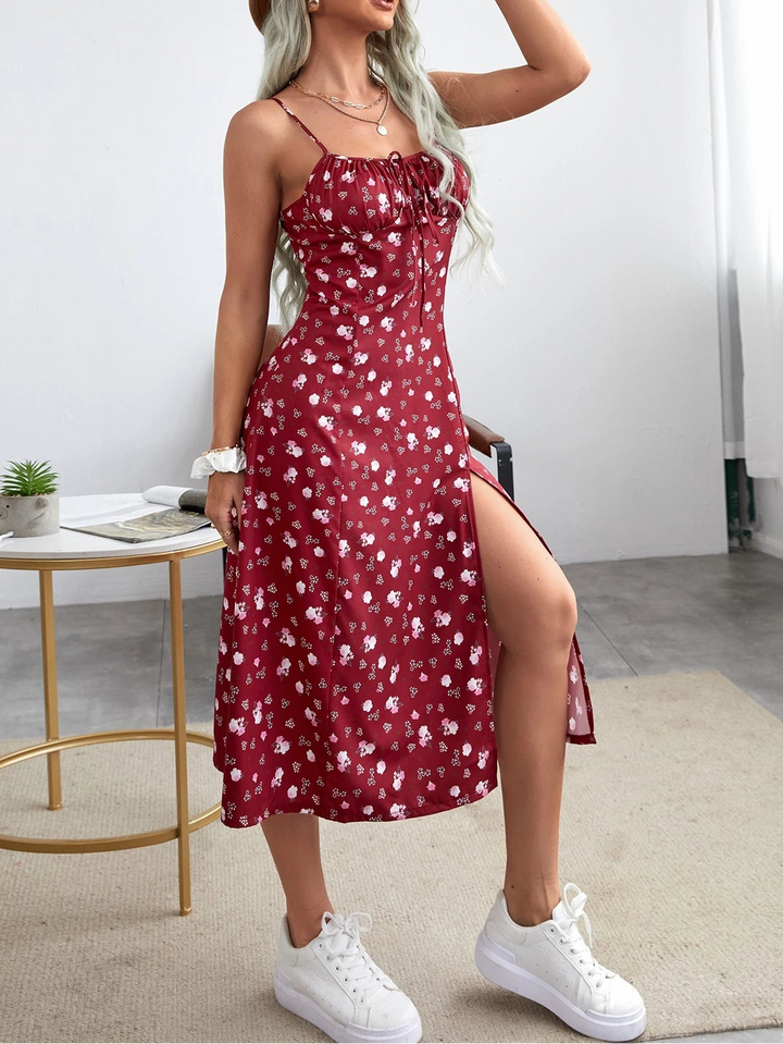 Rochie midi SHEIN, vișiniu