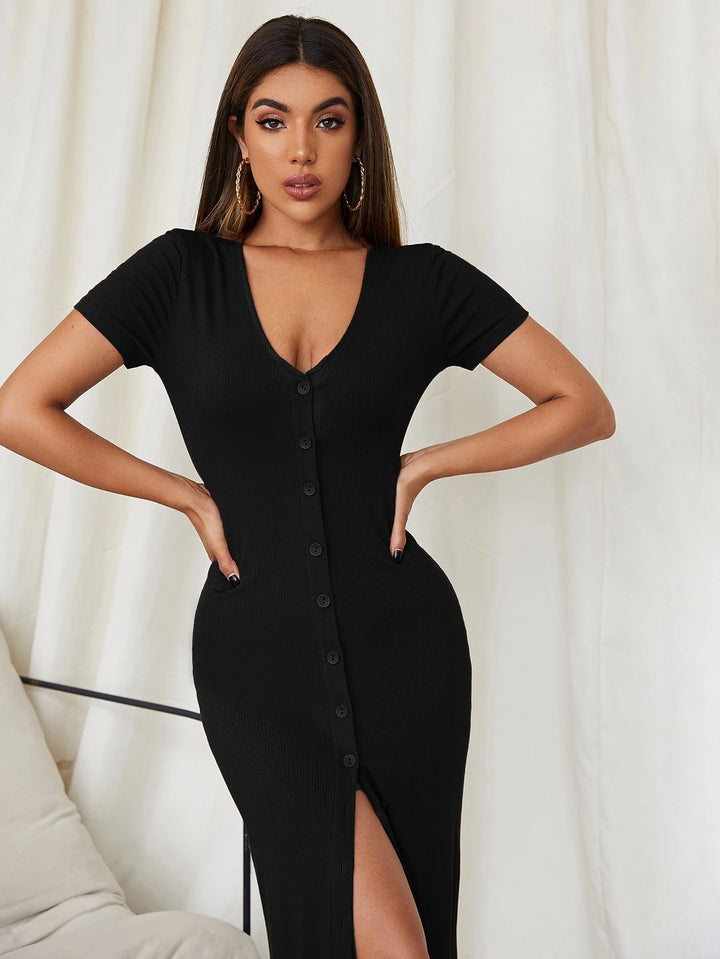 Rochie maxi SHEIN, negru