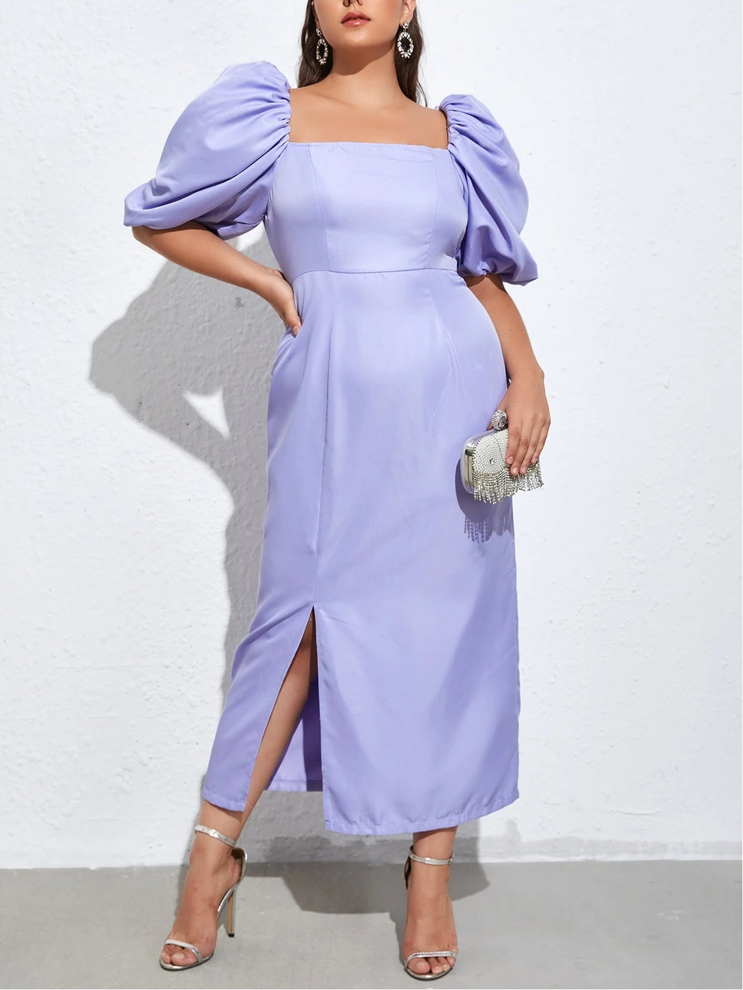 SHEIN hosszú ruha, lila