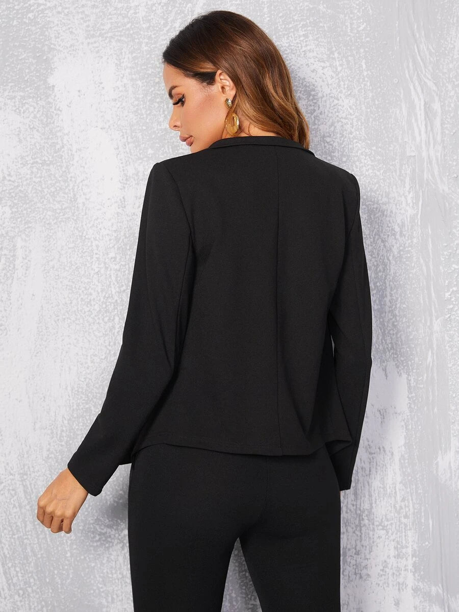 Sacou SHEIN, negru