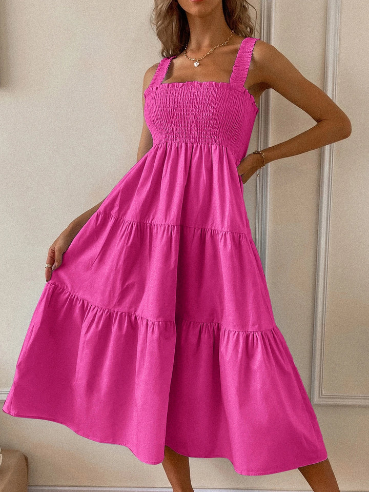 Rochie midi SHEIN, roz