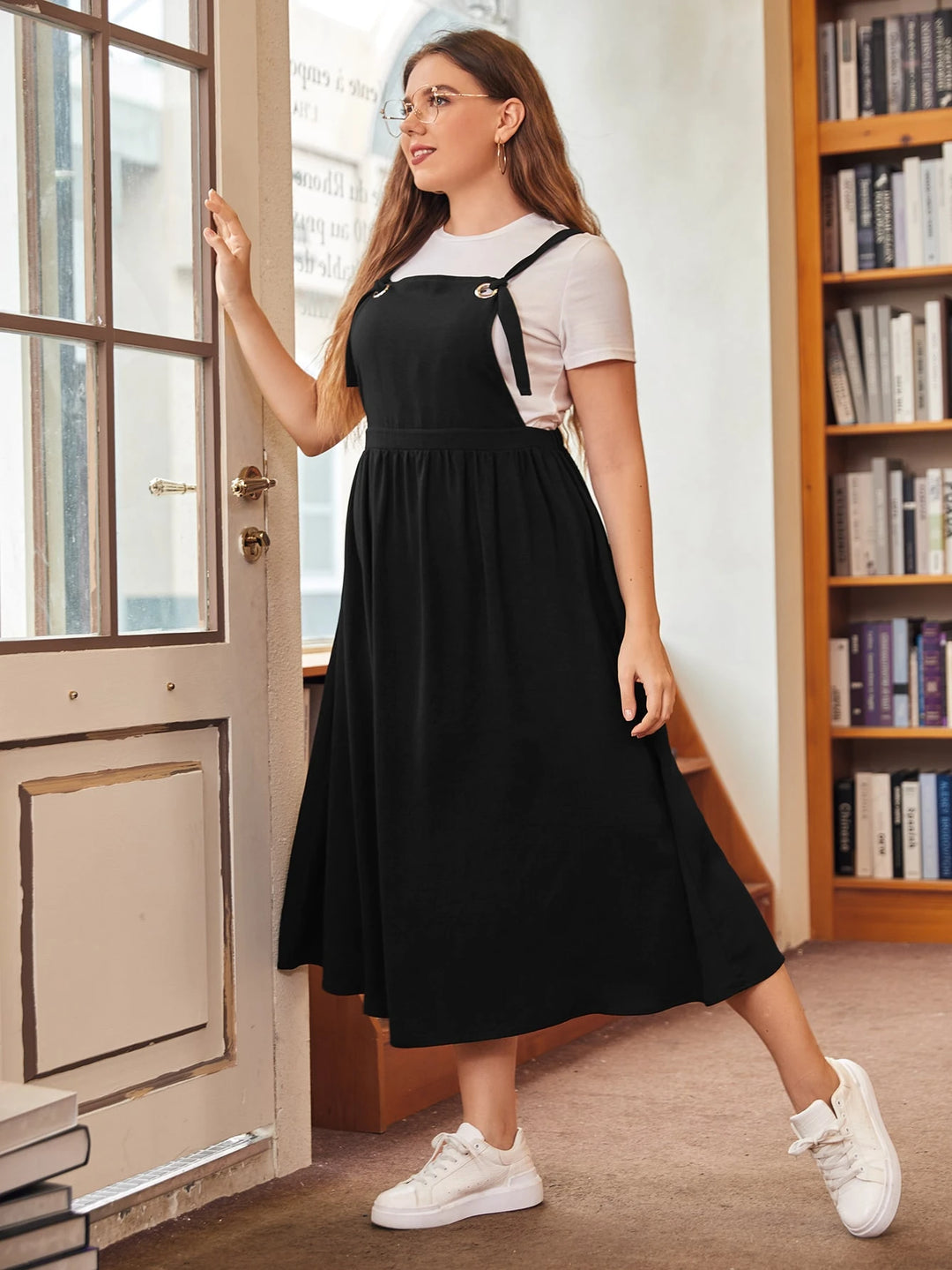 Rochie midi SHEIN, negru