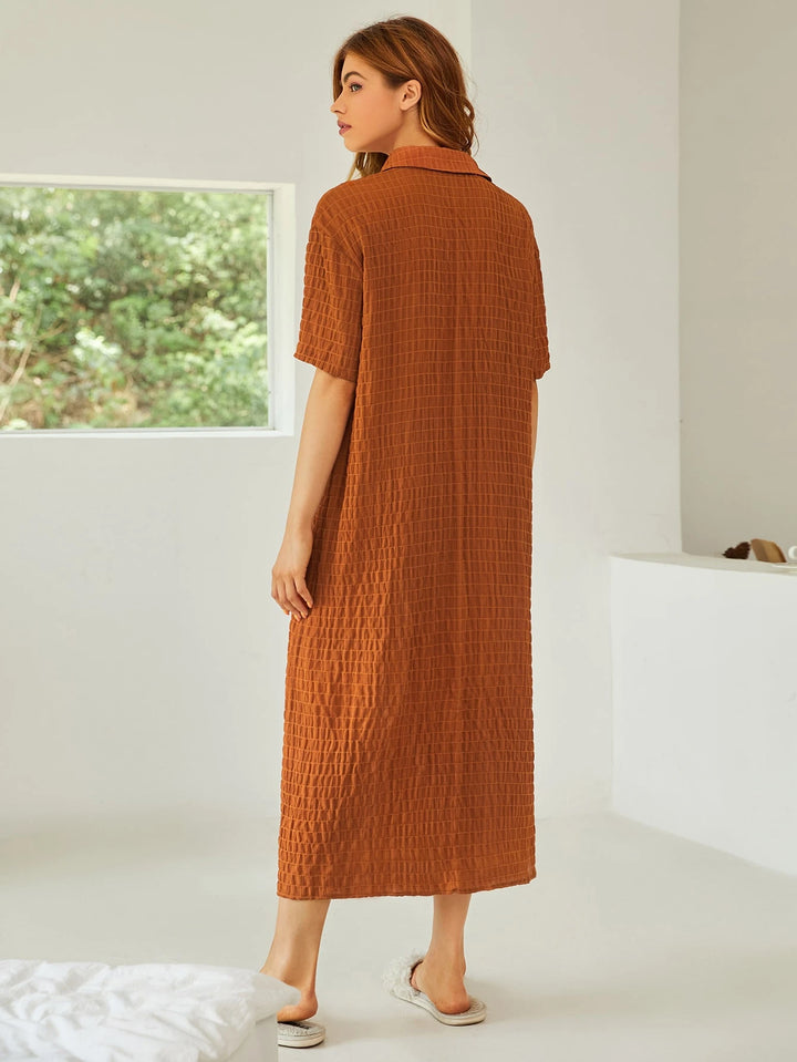 Rochie de noapte SHEIN, maro