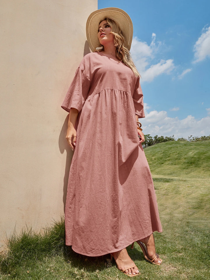 Rochie maxi SHEIN, roz