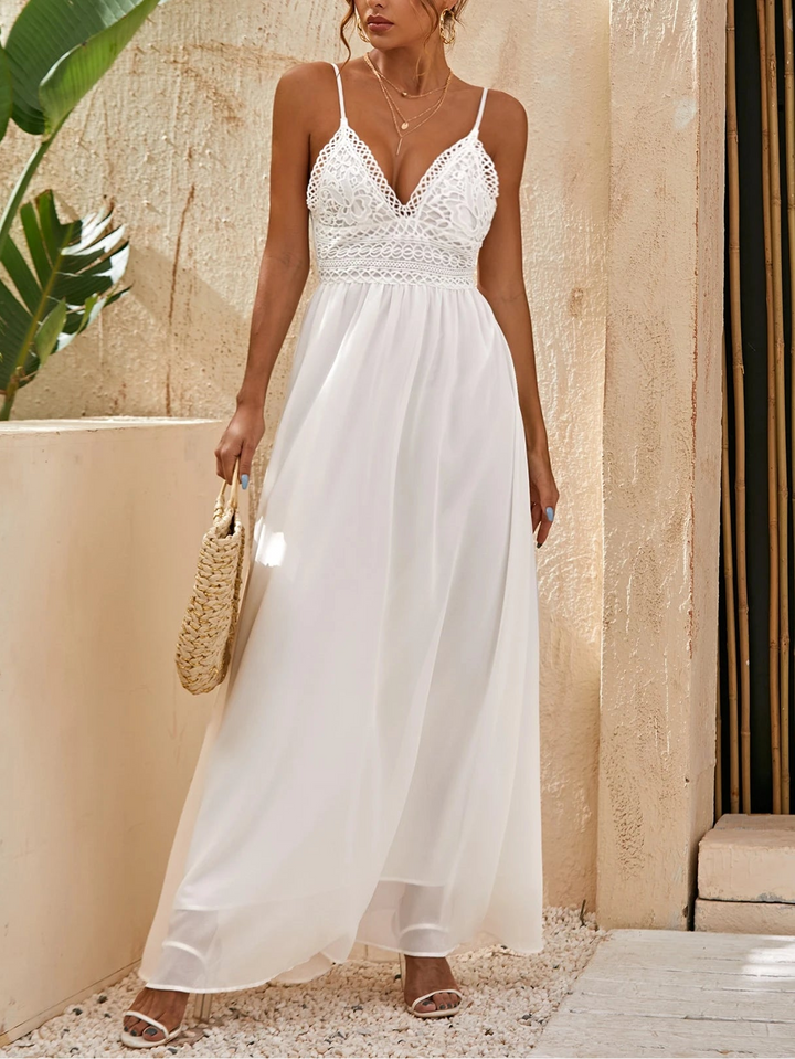 Rochie maxi SHEIN, alb