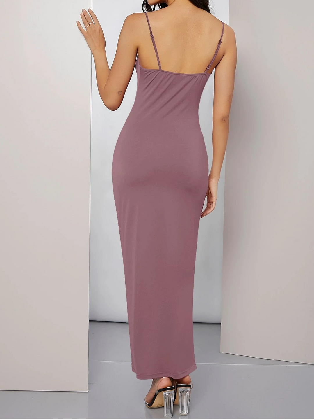 Rochie maxi SHEIN, roz