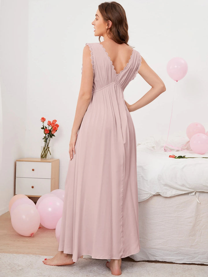 SHEIN maxi ruha, rózsaszín