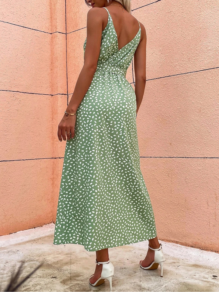 Rochie maxi SHEIN, verde