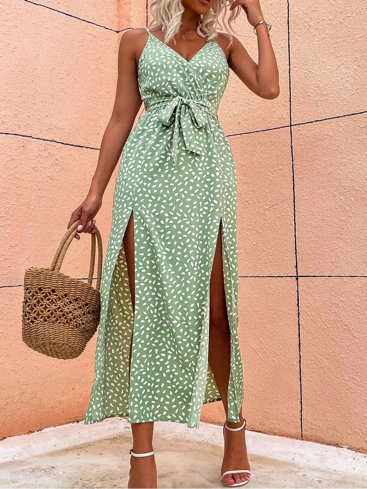 Rochie maxi SHEIN, verde