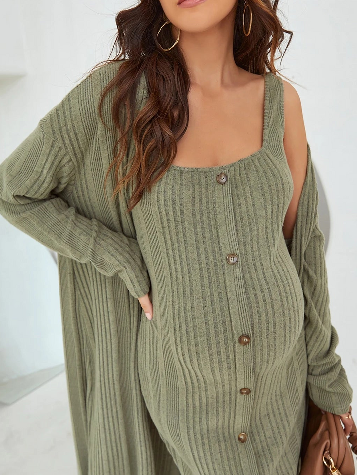 Rochie midi SHEIN, verde