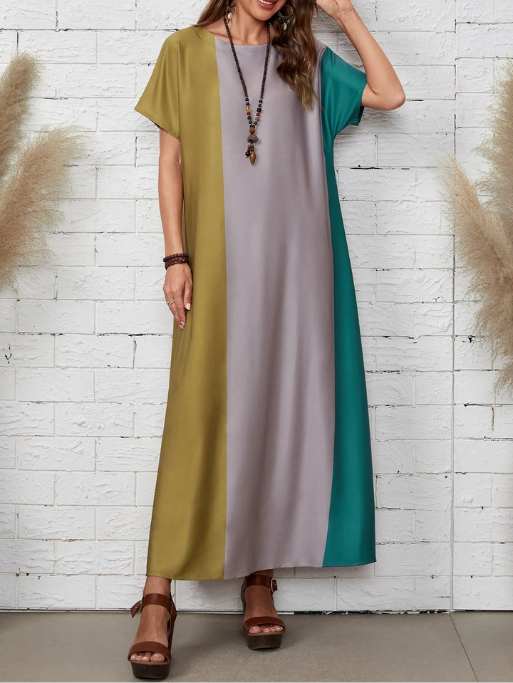 Rochie maxi SHEIN, mix culori