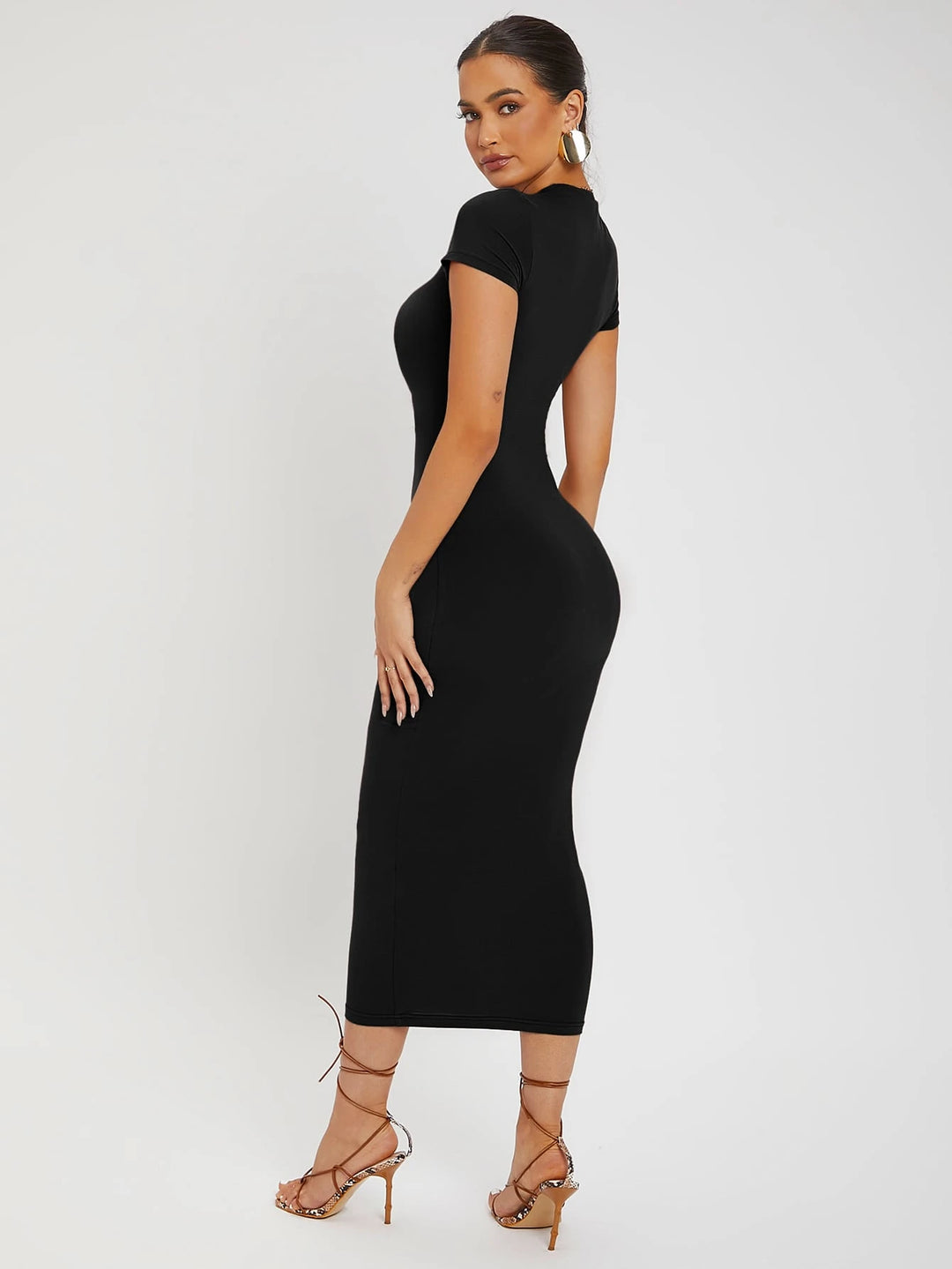 Rochie midi SHEIN, negru