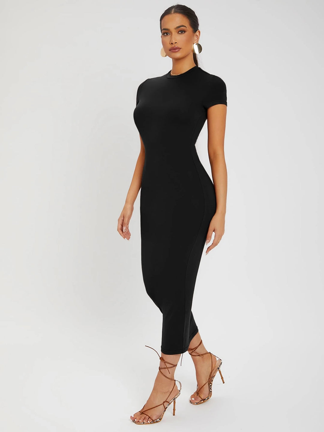 Rochie midi SHEIN, negru