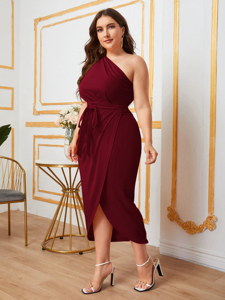 Rochie midi SHEIN, vișiniu