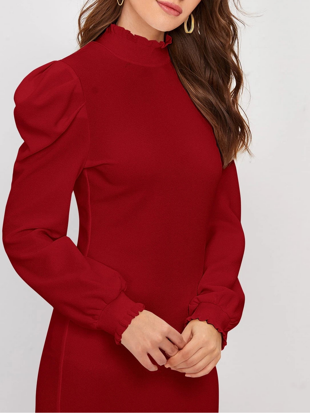 Rochie midi SHEIN, roșu