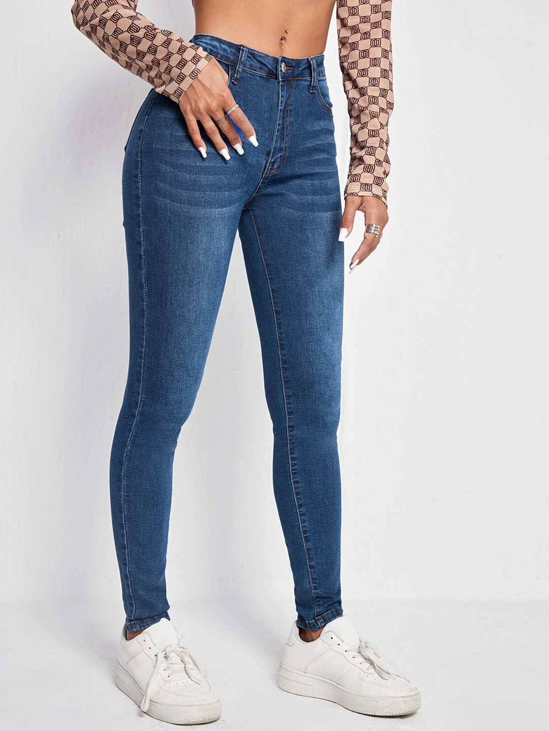 Jeans SHEIN, albastru