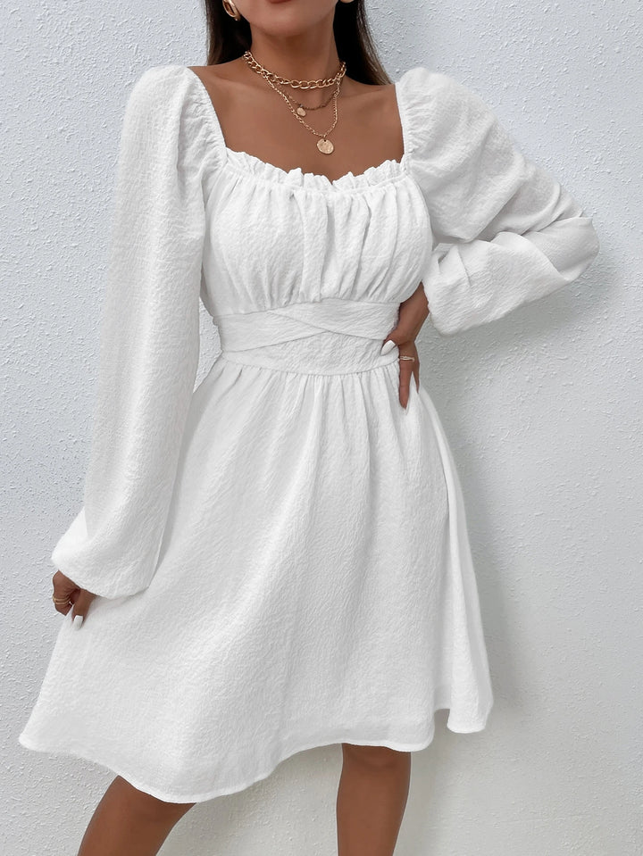 Rochie midi SHEIN, alb