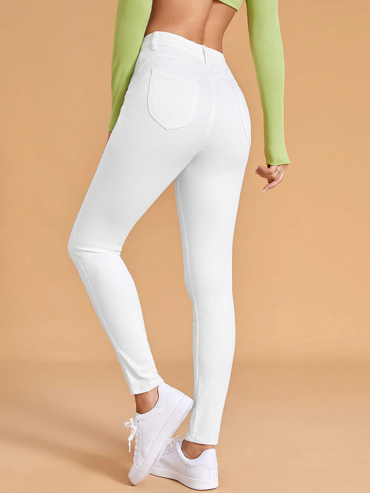 Jeans SHEIN, alb