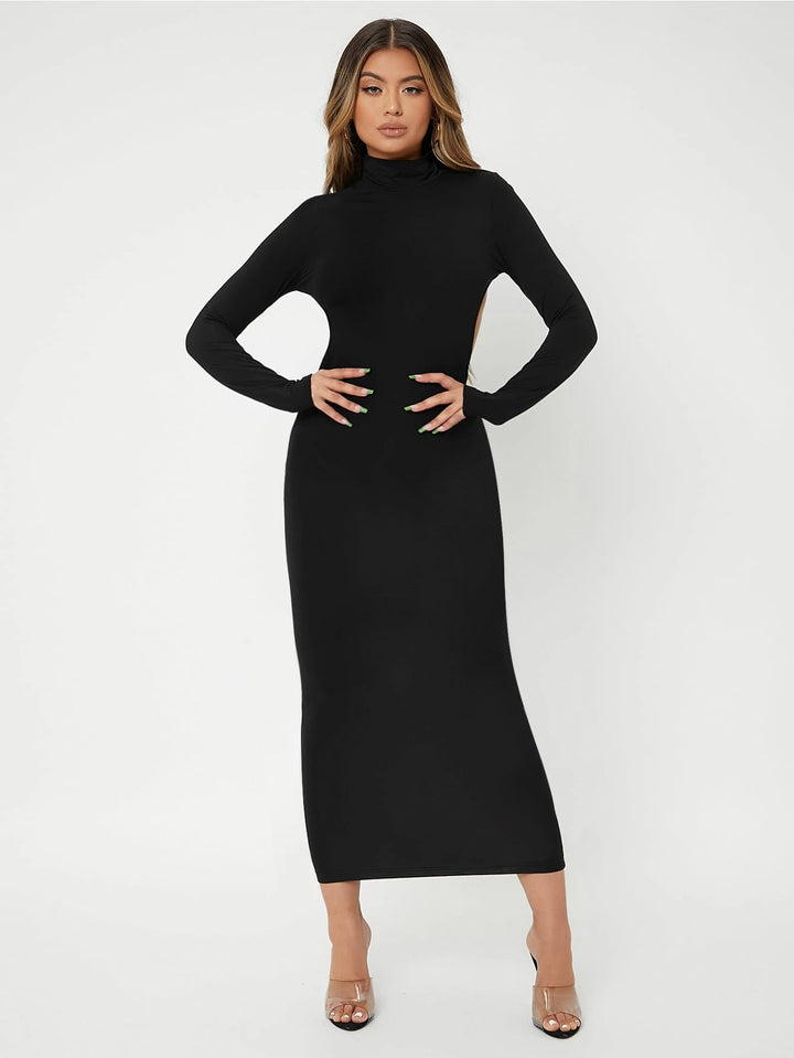 Rochie midi SHEIN, negru